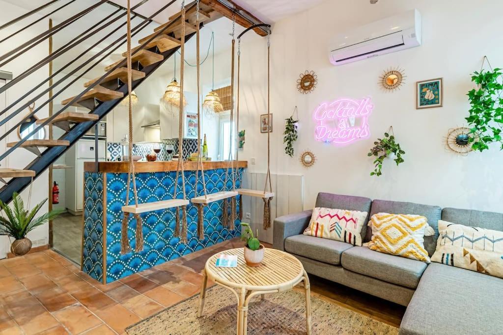 Ciotat Colada Beau Duplex Atypique A 50 M Du Port Classe 3 Etoiles La Ciotat Ngoại thất bức ảnh